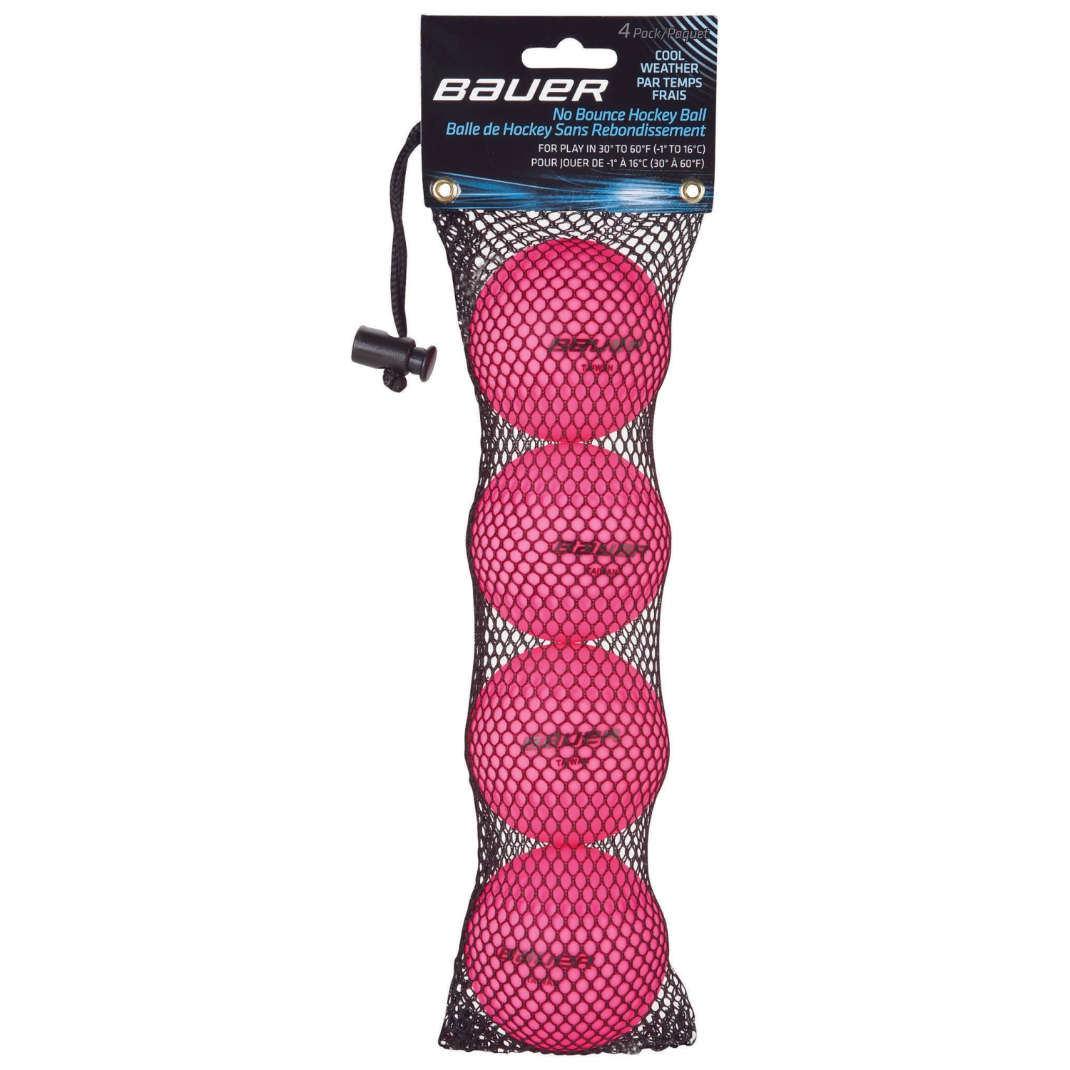 Bauer Hockey Ball - Cool - Pink (4PK) 3 Bauer Hockey Ball - Cool - Pink (4PK)
