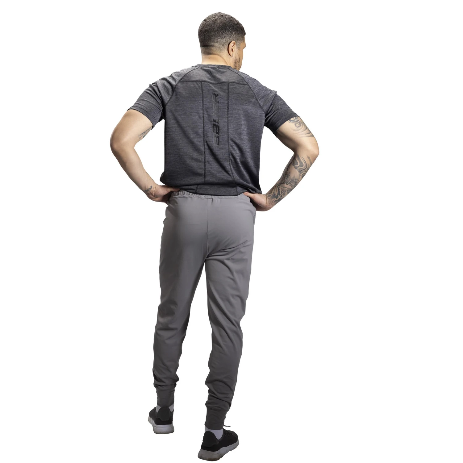 Bauer Fleece Performance Warmth Men's Jogger - Grey 4 Bauer Fleece Performance Warmth Men's Jogger - Grey - Image 2