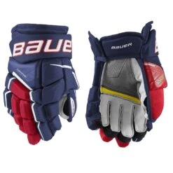 Bauer Supreme Ultrasonic Junior Hockey Gloves (2021) -Source for sports 2fbda683fca30854a11f95e9ddfb415c