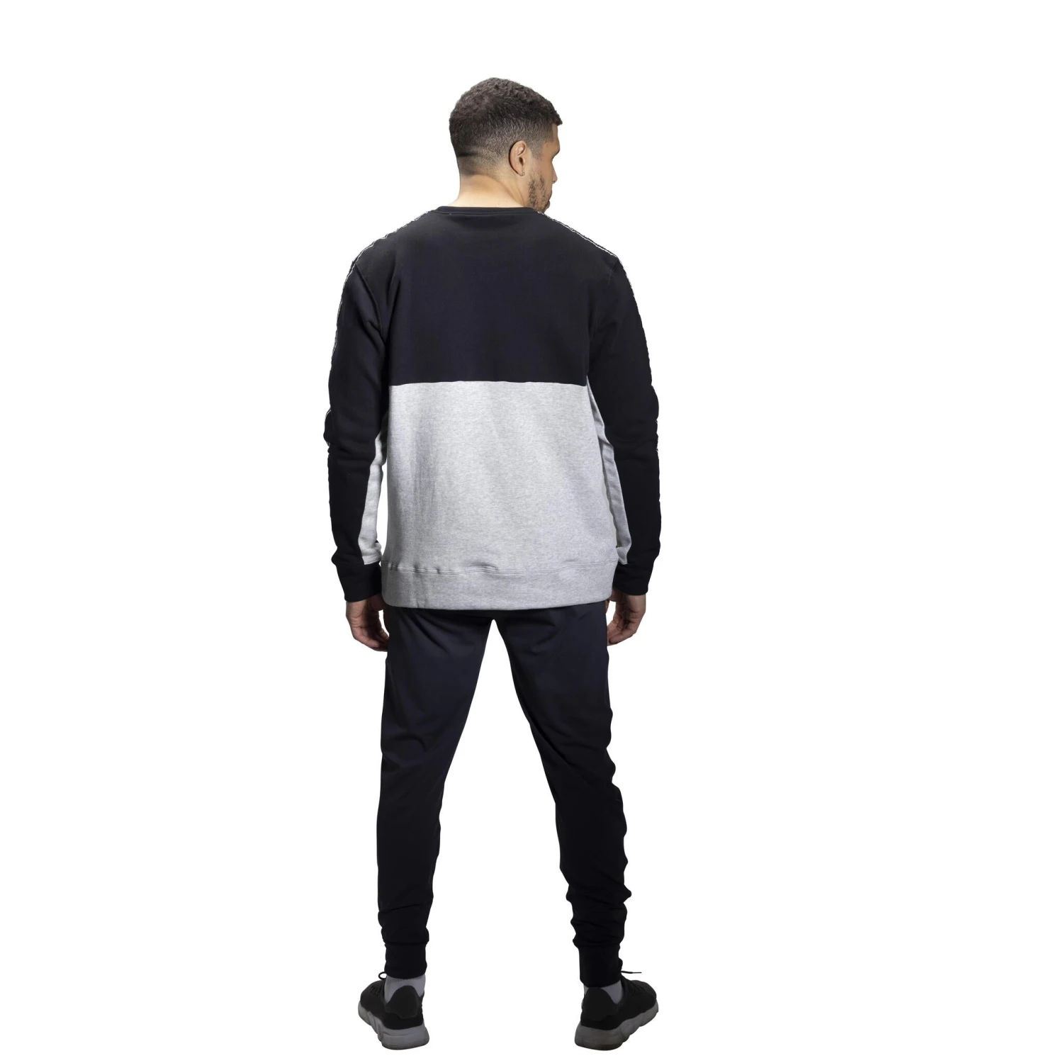 Bauer S22 Overbranded Men's Crewneck Sweatshirt - Black/Grey 4 Bauer S22 Overbranded Men's Crewneck Sweatshirt - Black/Grey - Image 2