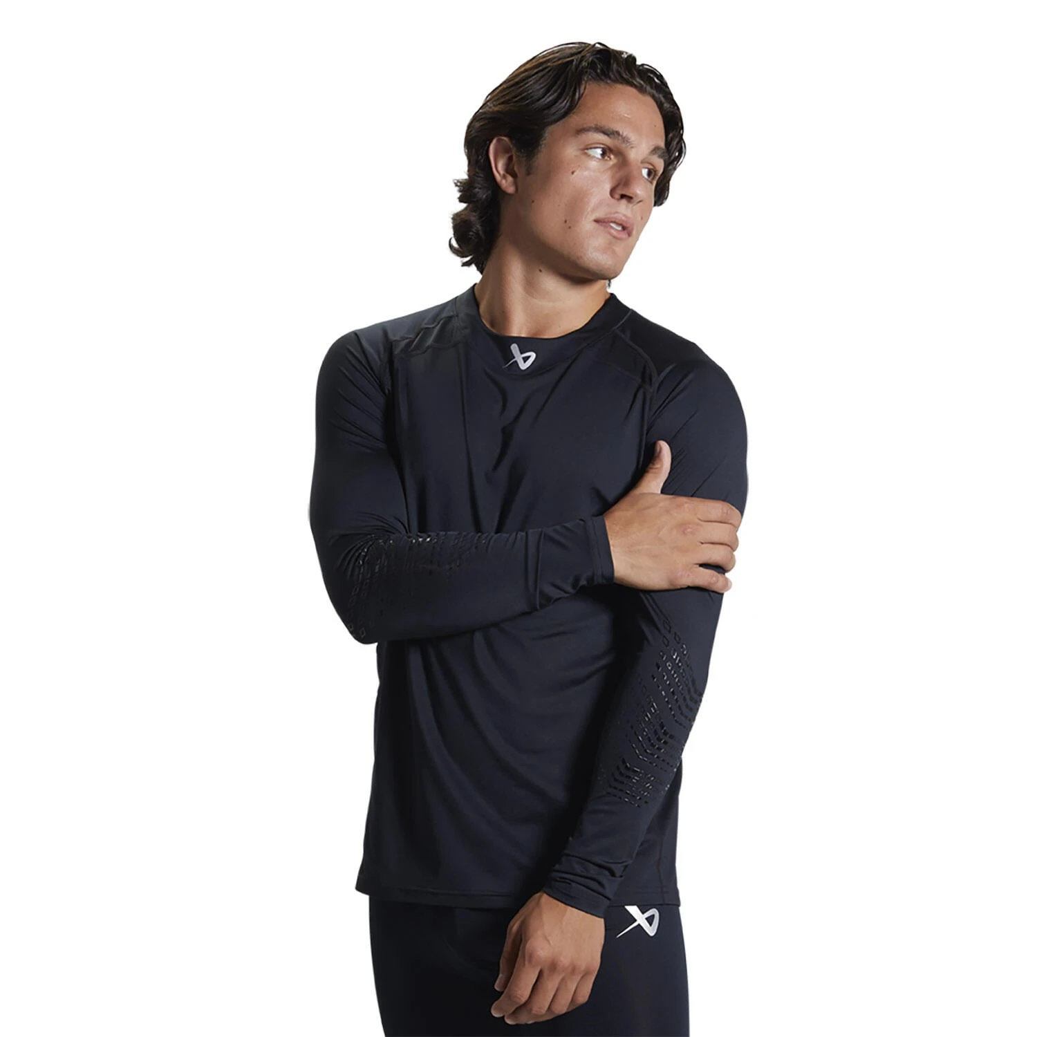 Bauer Pro Long Sleeve Youth Baselayer Top - Black 3 Bauer Pro Long Sleeve Youth Baselayer Top - Black