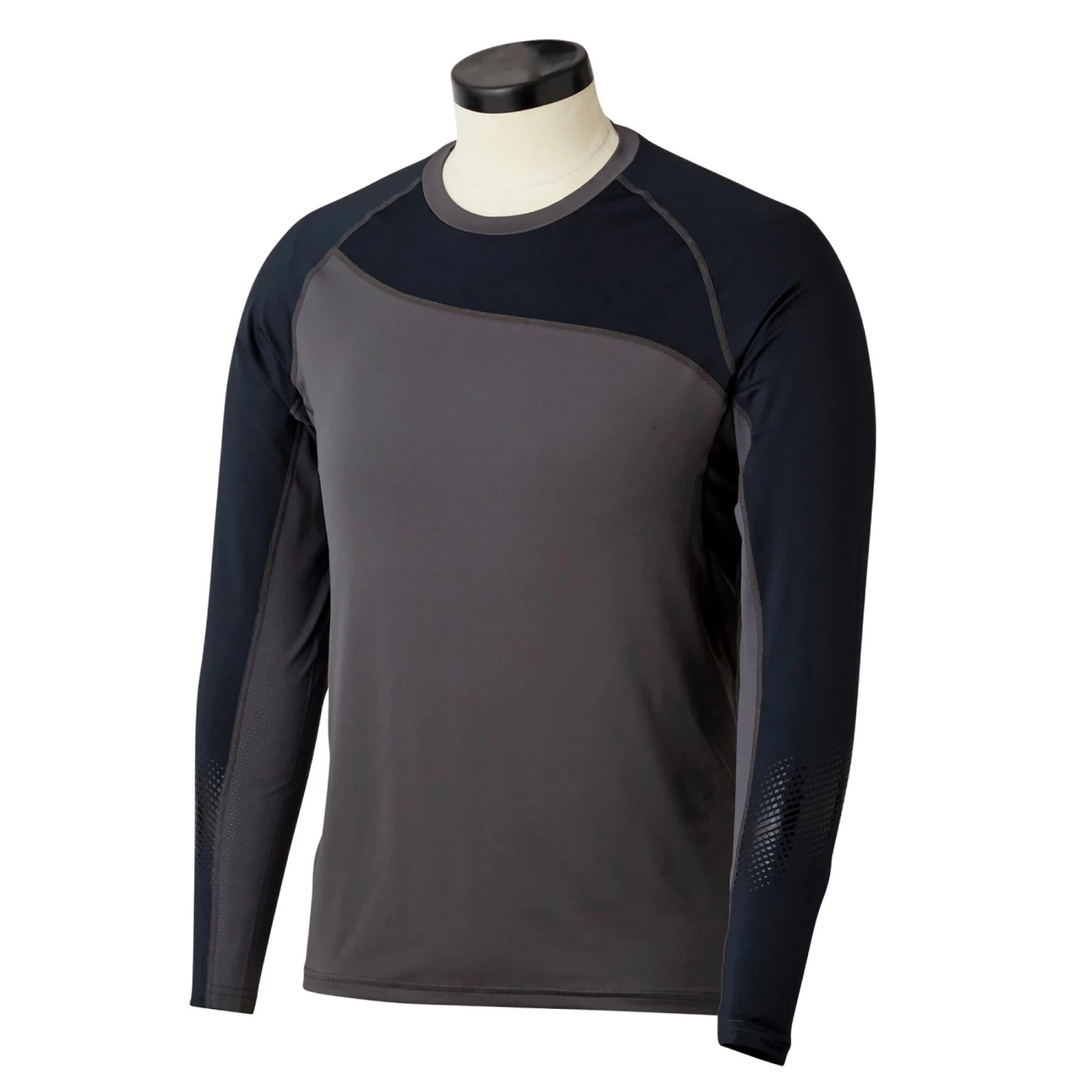Bauer Pro Youth Long Sleeve Base Layer Top - Dark Grey/Black (2019) 3 Bauer Pro Youth Long Sleeve Base Layer Top - Dark Grey/Black (2019)